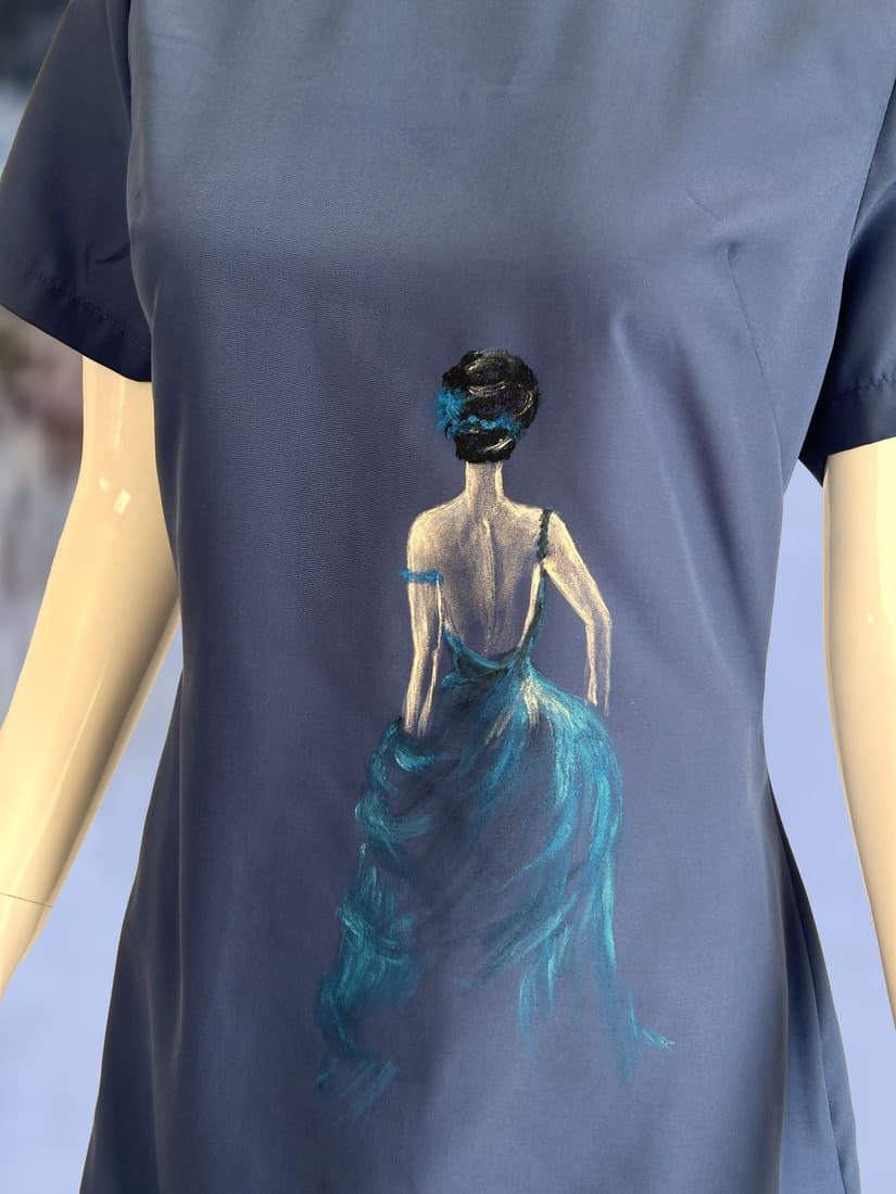 Robe peinte à la main 3.2.2a